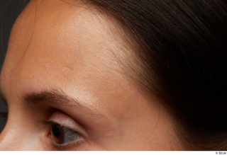  HD Face Skin Vanessa Angel eyebrow face forehead skin pores skin texture 0005.jpg